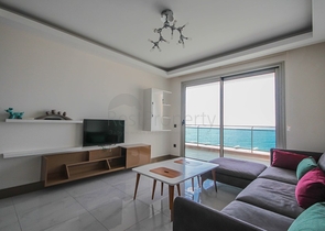 اطلالة بحر ساحرة - مجمع فاخر - شقة غرفة وصالة - في كارجي جاك / الانيا 