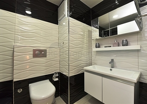 مع تراس واسع - شقة دوبلكس ارضية - ضمن مجمع فخم - في كاستل / الانيا 