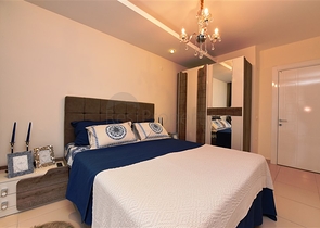 مع تراس واسع - شقة دوبلكس ارضية - ضمن مجمع فخم - في كاستل / الانيا 