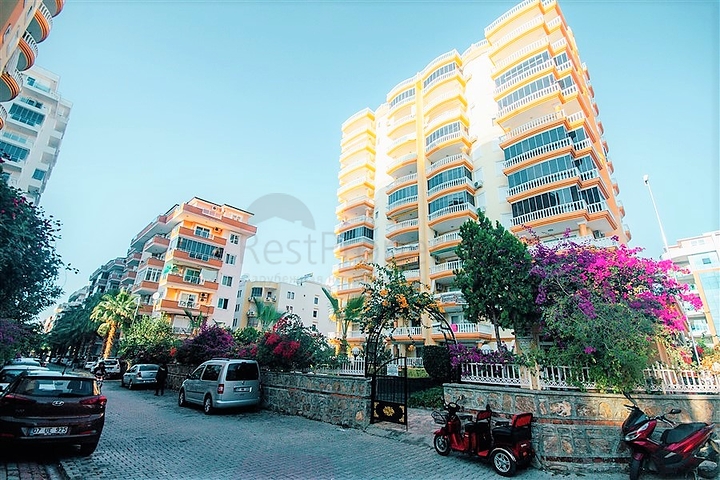 اطلالة بحر - طابق مرتفع - شقة غرفتين وصالة - في مهموتلار / الانيا 