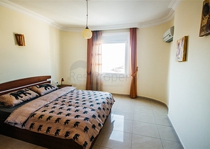 اطلالة بحر - طابق مرتفع - شقة غرفتين وصالة - في مهموتلار / الانيا 