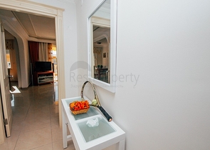 اطلالة بحر - طابق مرتفع - شقة غرفتين وصالة - في مهموتلار / الانيا 