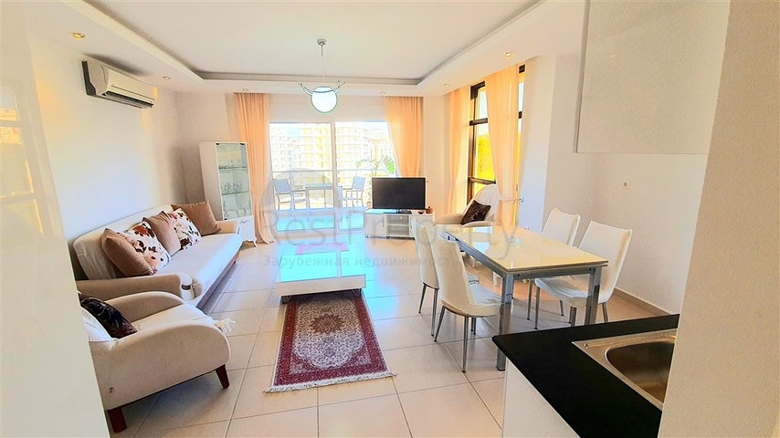 شقة غرفتين وصالة مؤثثة - ضمن مجمع يضم كافة الخدمات - في افسلار / الانيا 