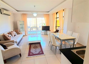 شقة غرفتين وصالة مؤثثة - ضمن مجمع يضم كافة الخدمات - في افسلار / الانيا 