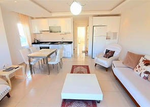 شقة غرفتين وصالة مؤثثة - ضمن مجمع يضم كافة الخدمات - في افسلار / الانيا 