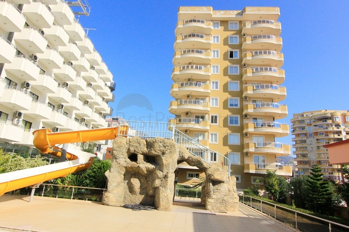 اطلالة بحر - شقة غرفتين وصالة - مفروشة - ضمن منطقة حيوية - في مهموتلار / الانيا 