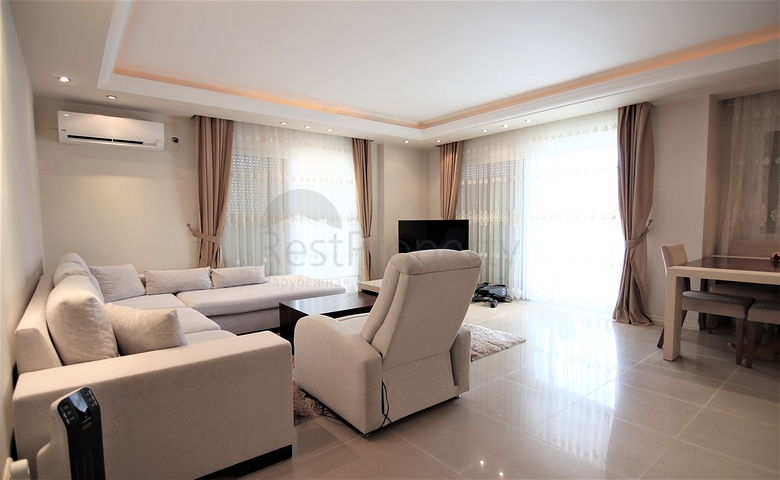 على مسافة 100 م من البحر - شقة غرفتين وصالة -ضمن مجمع سكني -في مهموتلار / الانيا 