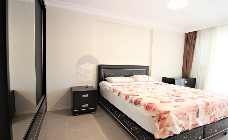 على مسافة 100 م من البحر - شقة غرفتين وصالة -ضمن مجمع سكني -في مهموتلار / الانيا 