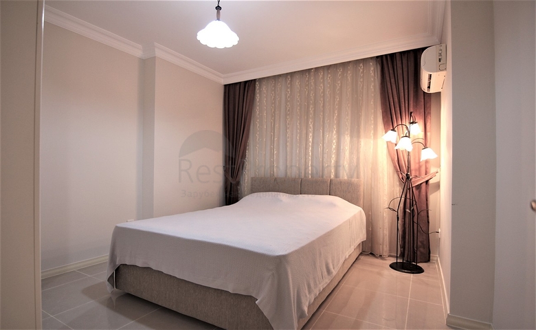 على مسافة 100 م من البحر - شقة غرفتين وصالة -ضمن مجمع سكني -في مهموتلار / الانيا 