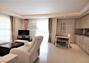 على مسافة 100 م من البحر - شقة غرفتين وصالة -ضمن مجمع سكني -في مهموتلار / الانيا 