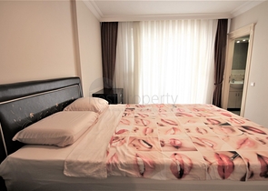 على مسافة 100 م من البحر - شقة غرفتين وصالة -ضمن مجمع سكني -في مهموتلار / الانيا 