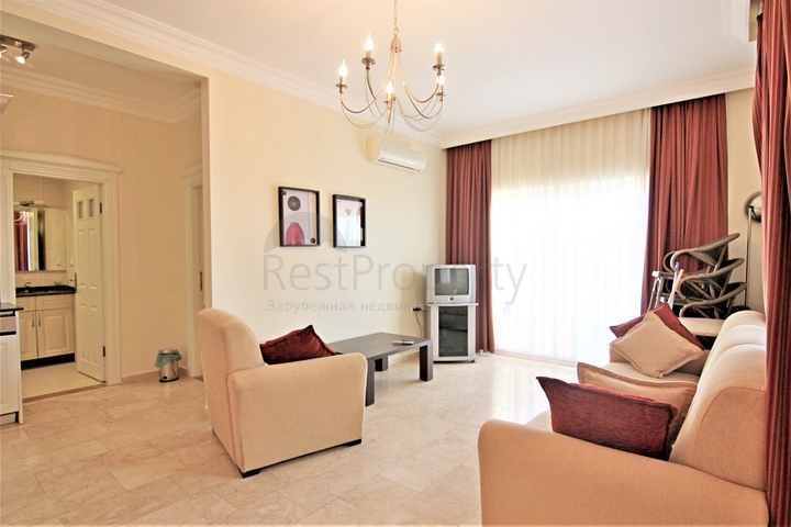 ضمن مجمع 5 نجوم - شقة غرفة وصالة - اطلالة مفتوحة - في كارجي جاك / الانيا 