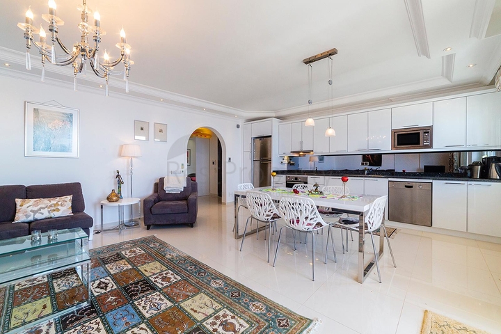 اطلالة بحرية ساحرة - تراس واسع - دوبلكس 4 غرفة وصالة -في مهموتلار / الانيا 