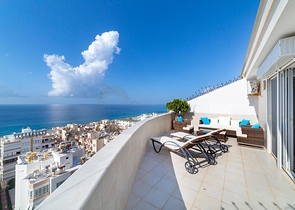 اطلالة بحرية ساحرة - تراس واسع - دوبلكس 4 غرفة وصالة -في مهموتلار / الانيا 