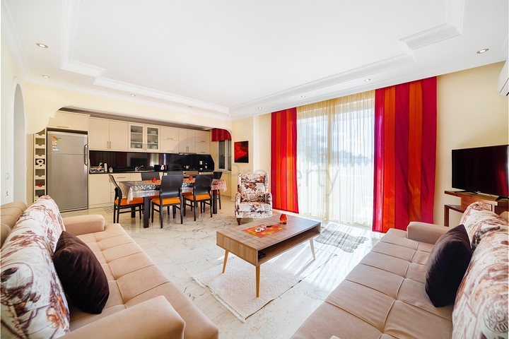 اطلالة على جبال طوروس الخضراء - شقة 3 غرف وصالة - في مهوتلار / الانيا 