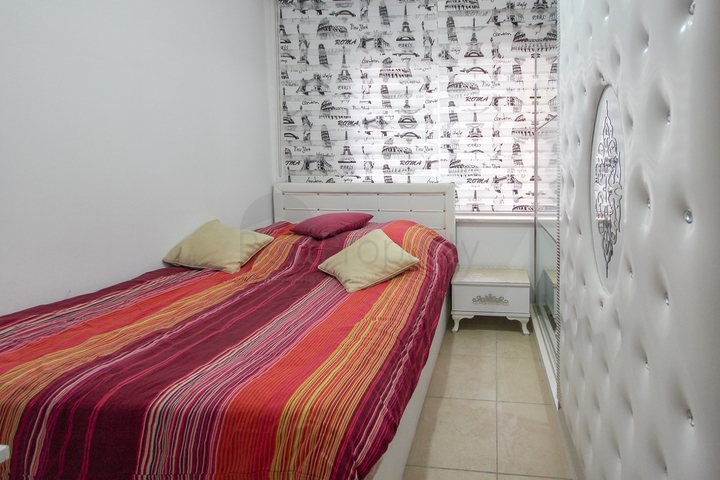 تراس واسع - دوبلكس غرفتين وصالة - مفروشة -في مهموتلار / الانيا 