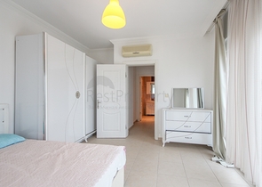 تراس واسع - دوبلكس غرفتين وصالة - مفروشة -في مهموتلار / الانيا 