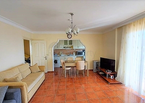 طابق 6 - شقة غرفتين وصالة - مع الاثاث - في مهموتلار / الانيا 