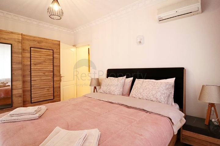 شقة مؤثثة - من تصميم غرفتين وصالة - في مهموتلار / الانيا 