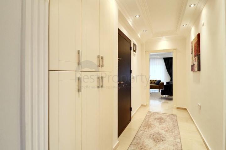 شقة مؤثثة - من تصميم غرفتين وصالة - في مهموتلار / الانيا 