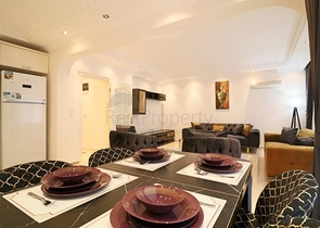 شقة مؤثثة - من تصميم غرفتين وصالة - في مهموتلار / الانيا 