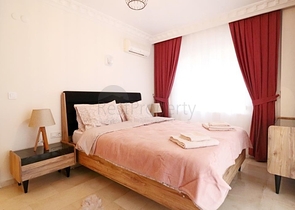 شقة مؤثثة - من تصميم غرفتين وصالة - في مهموتلار / الانيا 