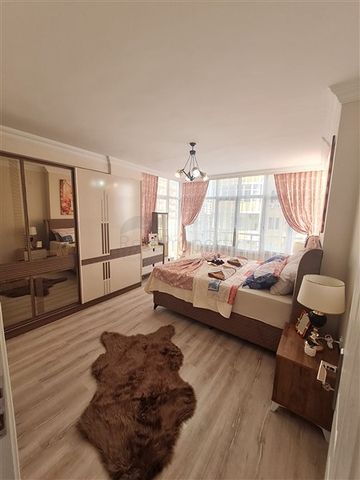 على شارع بارباروس - شقة غرفتين وصالة مفروشة - في مهموتلار / الانيا 