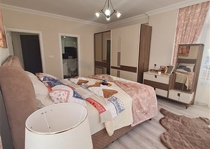 على شارع بارباروس - شقة غرفتين وصالة مفروشة - في مهموتلار / الانيا 