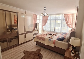 على شارع بارباروس - شقة غرفتين وصالة مفروشة - في مهموتلار / الانيا 