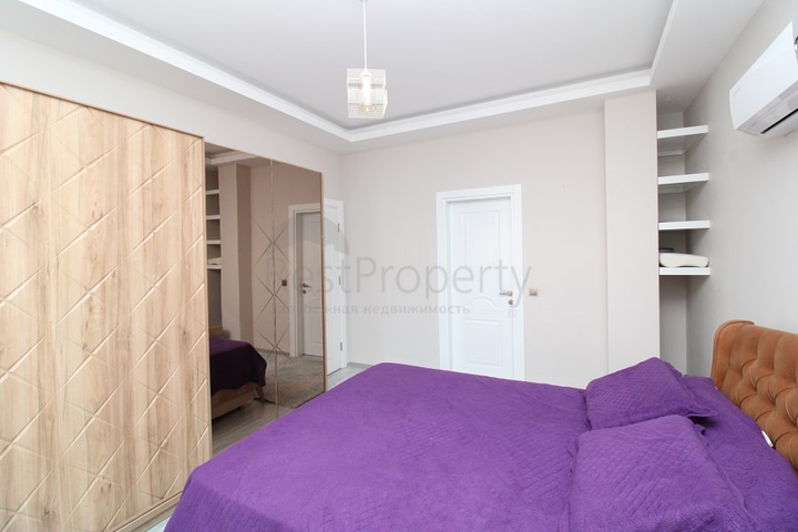 اطلالة بحر - شقة غرفتين وصالة - مؤثثة - في مهموتلار / الانيا 