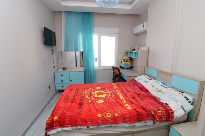 اطلالة بحر - شقة غرفتين وصالة - مؤثثة - في مهموتلار / الانيا 