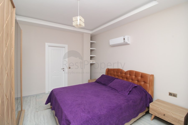 اطلالة بحر - شقة غرفتين وصالة - مؤثثة - في مهموتلار / الانيا 