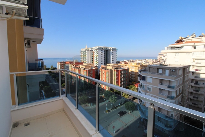 اطلالة بحر - شقة غرفتين وصالة - مؤثثة - في مهموتلار / الانيا 