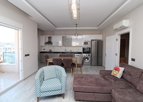 اطلالة بحر - شقة غرفتين وصالة - مؤثثة - في مهموتلار / الانيا 