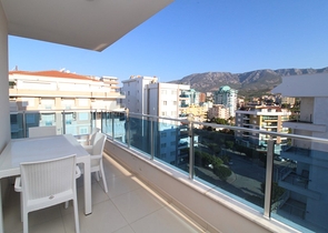 اطلالة بحر - شقة غرفتين وصالة - مؤثثة - في مهموتلار / الانيا 