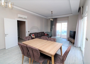 اطلالة بحر - شقة غرفتين وصالة - مؤثثة - في مهموتلار / الانيا 