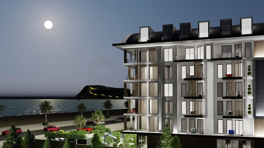 فرصة مميزة - امتلك منزلك امام البحر مباشرة - في منطقة اوبا المركزية / الانيا 