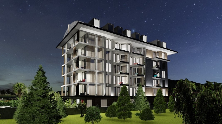 فرصة مميزة - امتلك منزلك امام البحر مباشرة - في منطقة اوبا المركزية / الانيا 