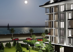 فرصة مميزة - امتلك منزلك امام البحر مباشرة - في منطقة اوبا المركزية / الانيا 