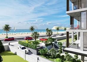 فرصة مميزة - امتلك منزلك امام البحر مباشرة - في منطقة اوبا المركزية / الانيا 