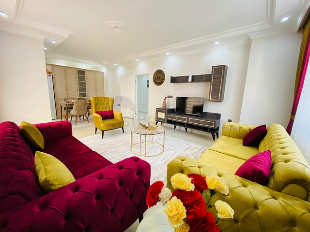 شقة مؤثثة - تصميم غرفتين وصالة - في منطقة مهموتلار الحيوية / مدينة الانيا 