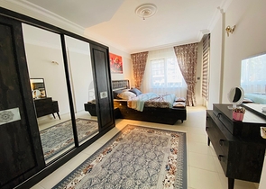 شقة مؤثثة - تصميم غرفتين وصالة - في منطقة مهموتلار الحيوية / مدينة الانيا 