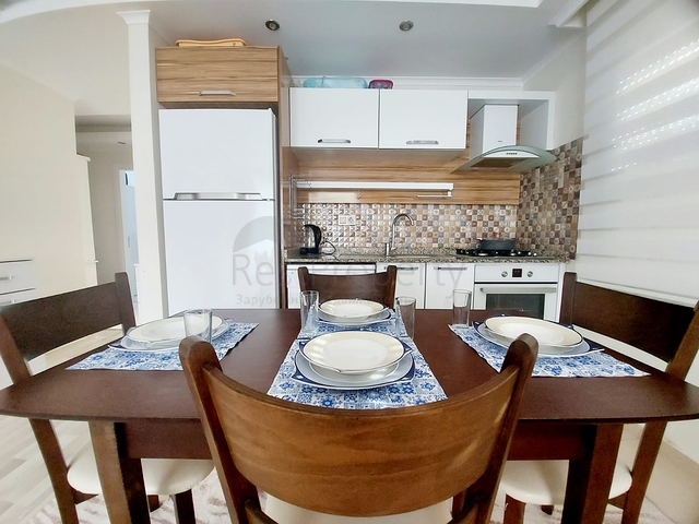 شقة انيقة - تصميم غرفتين وصالة - مع الاثاث - في مهموتلار / الانيا 