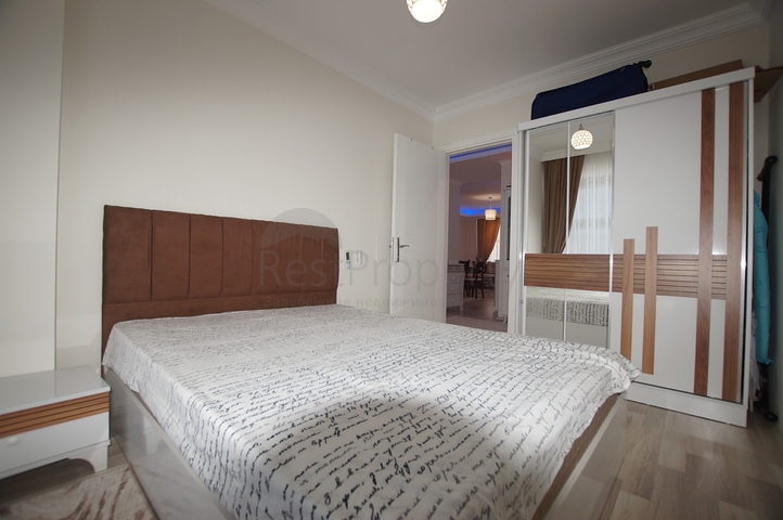 شقة انيقة - تصميم غرفتين وصالة - مع الاثاث - في مهموتلار / الانيا 