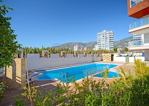 شقة انيقة - تصميم غرفتين وصالة - مع الاثاث - في مهموتلار / الانيا 