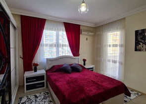 قريبة من البحر - غرفتين وصالة مفروشة - في مهموتلار / الانيا 