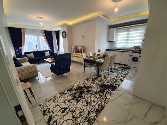 ضمن مجمع سكني حديث -شقة غرفتين وصالة مفروشة - في مهموتلار / الانيا 