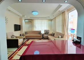 شقة غرفتين وصالة مفروشة - قريبة من البحر والخدمات - في مهموتلار / الانيا 