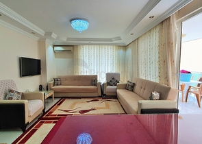 شقة غرفتين وصالة مفروشة - قريبة من البحر والخدمات - في مهموتلار / الانيا 