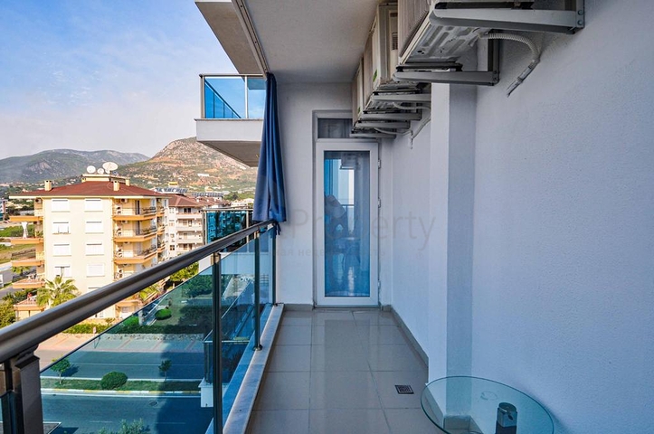 اطلالة بحر - شقة فاخرة - تصميم 2 غرفة وصالة - في مهموتلار / الانيا 